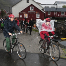 En sykkeltur i vær og vind for å se på det planlagte nasjonalparkområdet. Foto: Lise Åserud, NTB scanpix